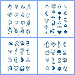 Lovely Small Figure Temporary Tattoo Stickers