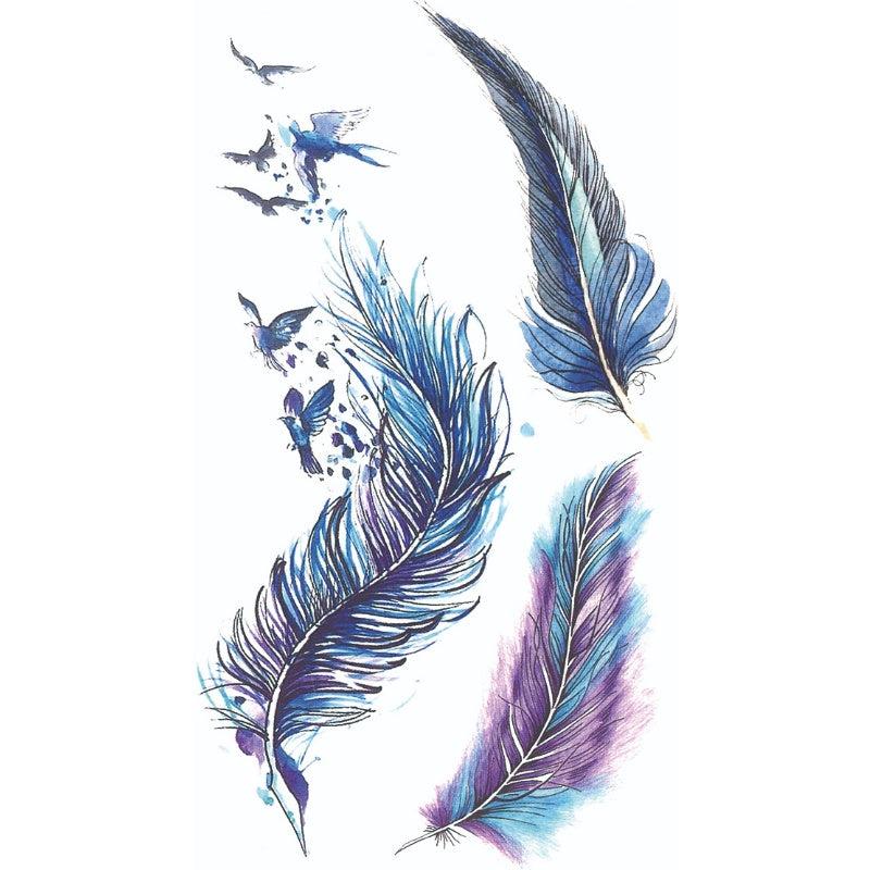 Waterproof Flower Tattoos for Women & Girls