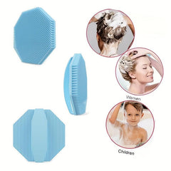 Silicone Body Scrubber Bath Brush Exfoliator Pad & Massager