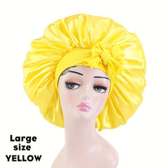 Silk Satin Bonnet Cap for Women - Hair Wrapping & Sleeping