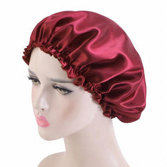 Soft Satin Sleep Cap for Women Protects Hair