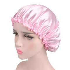 Soft Satin Sleep Cap for Women Protects Hair