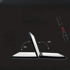 Foldable Makeup Mirror 2X 1X Magnification Square Vanity Mirror