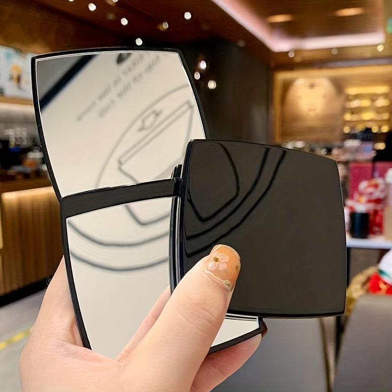 Foldable Makeup Mirror 2X 1X Magnification Square Vanity Mirror