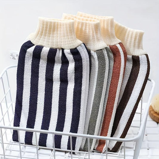 4pcs Exfoliating Gloves for Shower Double Sided Spa Massage Body Scrubs
