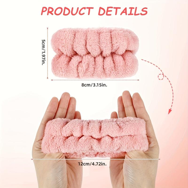 Microfiber Wrist Spa Wash Bands for Face Washing - Soft and Gentle