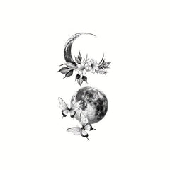 Temporary Tattoo Stickers Butter...