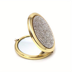 Bling Rhinestone Double Sided Makeup Mirror