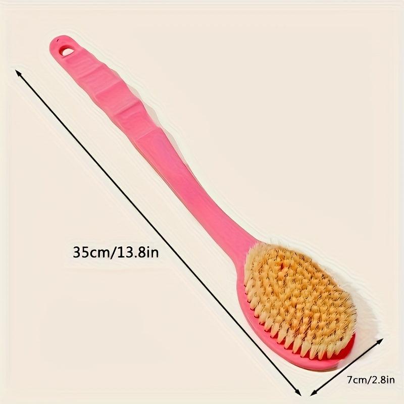 Long Handle Bath Brush Soft Hair Bath Back Brush