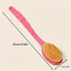 Long Handle Bath Brush Soft Hair Bath Back Brush