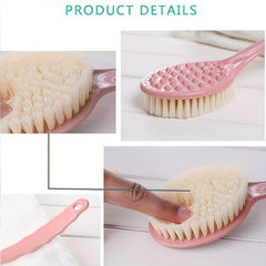 Long Handle Bath Brush Soft Hair Bath Back Brush