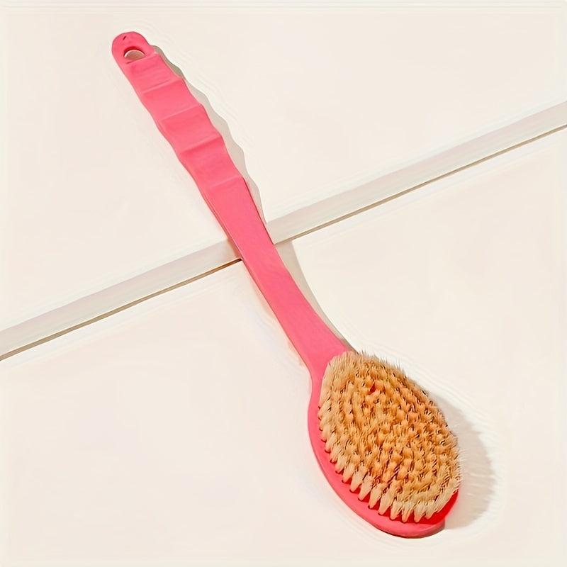 Long Handle Bath Brush Soft Hair Bath Back Brush