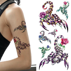 Realistic Scorpion Spider Eagle Waterproof Temporary Tattoos
