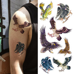 Realistic Scorpion Spider Eagle Waterproof Temporary Tattoos