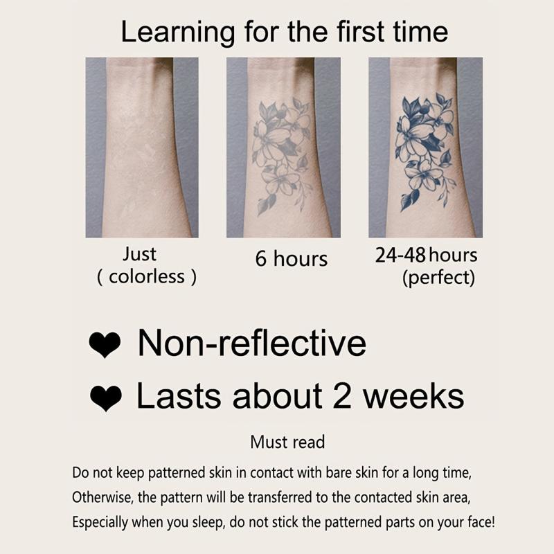 Abstract Mountain Tattoo Stickers Waterproof