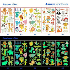 Glow in the Dark Tattoo Stickers - Waterproof Fun Gift