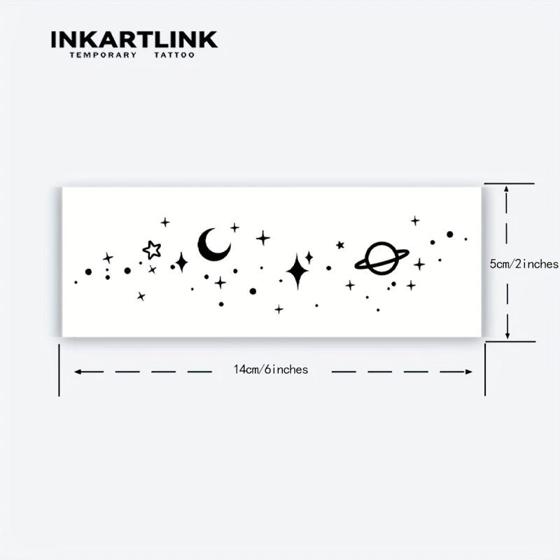 Galaxy Magic Temporary Tattoo Sticker Waterproof