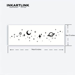 Galaxy Magic Temporary Tattoo Sticker Waterproof