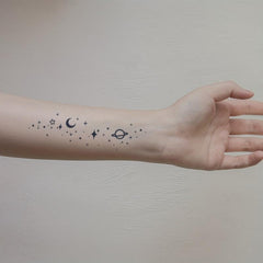 Galaxy Magic Temporary Tattoo Sticker Waterproof