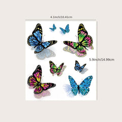 3D Butterfly Temporary Tattoo Waterproof For Girls Women