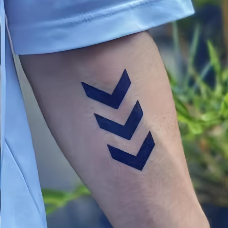Minimalism Ray Temporary Tattoo Stickers - Herbal Juice Tattoo