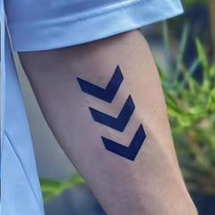 Minimalism Ray Temporary Tattoo Stickers - Herbal Juice Tattoo