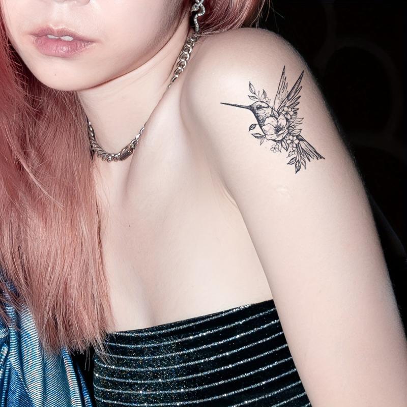 Bird Temporary Tattoo Sticker Lasts 1-2 Weeks