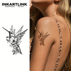 Bird Temporary Tattoo Sticker Lasts 1-2 Weeks