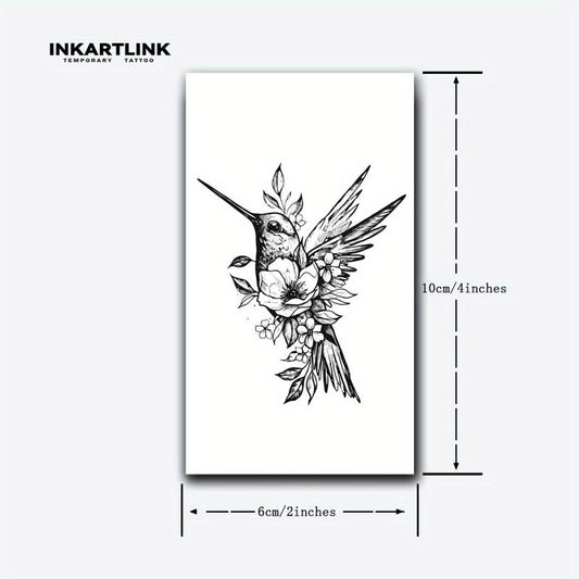 Bird Temporary Tattoo Sticker Lasts 1-2 Weeks