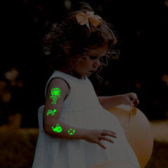 Mermaid Birthday Party Decorations Glow Mermaid Temporary Tattoos