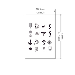Small Pattern Tattoo Sticker Waterproof Temporary Body Art