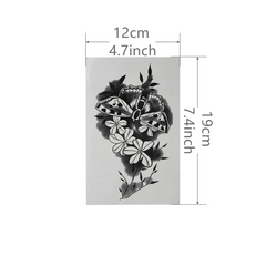 Spring Flower Butterfly Tattoo Sticker Waterproof Long Lasting Temporary Tattoo