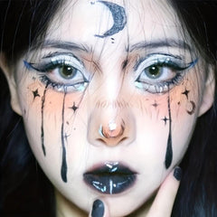 4pcs Waterproof Temporary Tattoos for Halloween Party