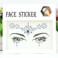 3D Eye Rhinestone Stickers Acrylic Face Drill Sticker DIY Makeup Decoration