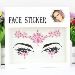 3D Eye Rhinestone Stickers Acrylic Face Drill Sticker DIY Makeup Decoration