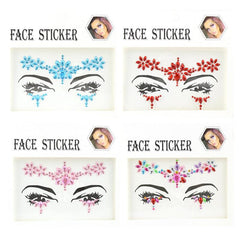 3D Eye Rhinestone Stickers Acrylic Face Drill Sticker DIY Makeup Decoration