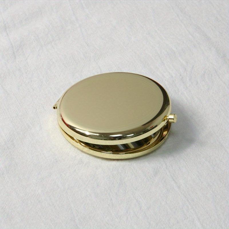 Double Side Round Cosmetic Folding Mirror Portable Beauty Mirror