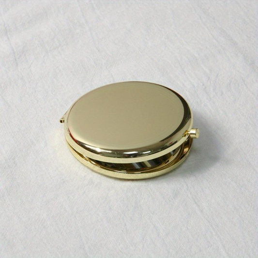 Double Side Round Cosmetic Folding Mirror Portable Beauty Mirror