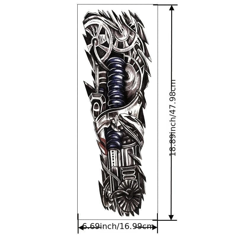 Full Arm Temporary Tattoo Stickers - Make a Lasting Impression