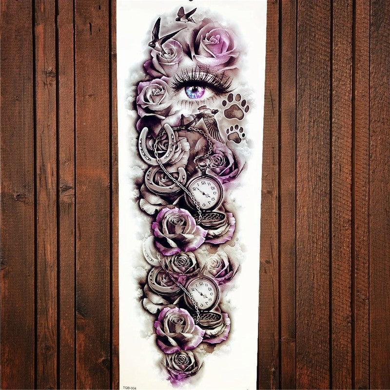 Full Arm Temporary Tattoo Stickers - Make a Lasting Impression