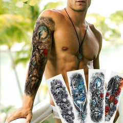 Full Arm Temporary Tattoo Stickers - Make a Lasting Impression