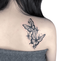 Butterfly Tattoo Sticker Waterproof Long-lasting Temporary Tattoo