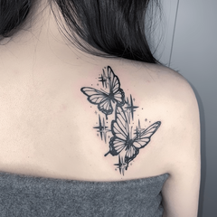 Butterfly Tattoo Sticker Waterproof Long-lasting Temporary Tattoo