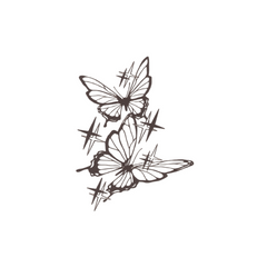 Butterfly Tattoo Sticker Waterproof Long-lasting Temporary Tattoo