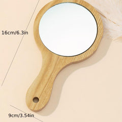 Small Vanity Mirror Round Handheld Makeup Cosmetic Touch up Mirror