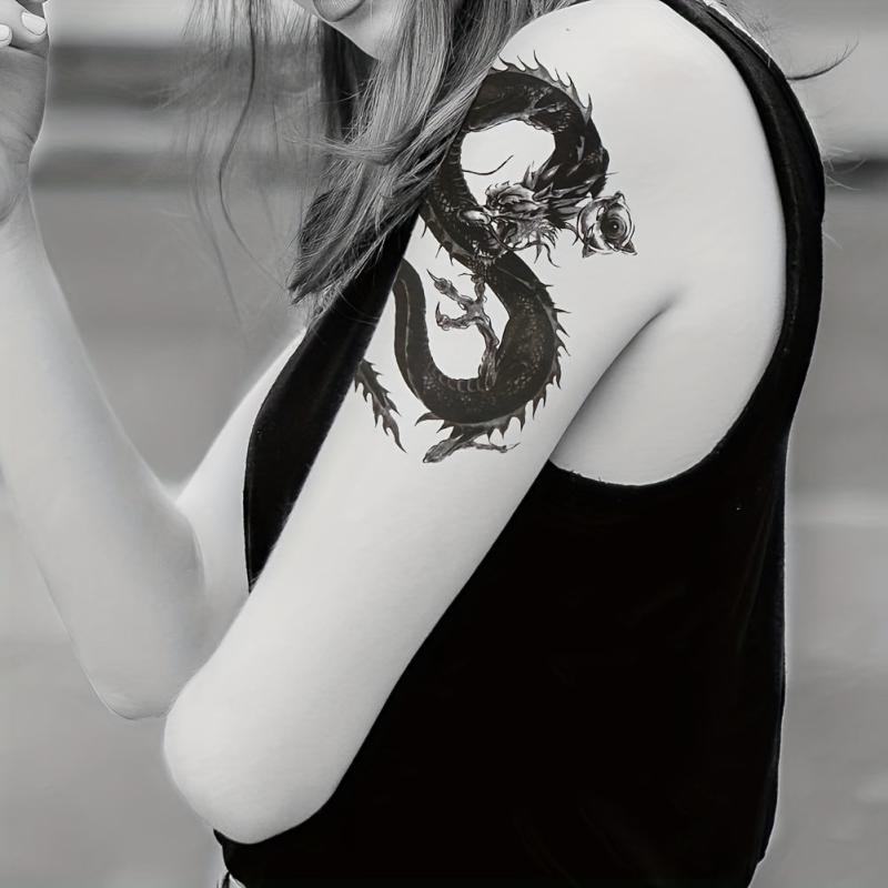 8 Sheets Deadly Waterproof Temporary Tattoo Stickers for Party Activities