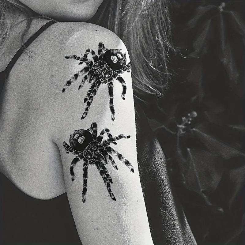 8 Sheets Deadly Waterproof Temporary Tattoo Stickers for Party Activities