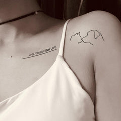 Small Pattern Tattoo Stickers for Ears Fingers Wrist