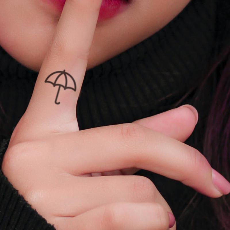 Small Pattern Tattoo Stickers for Ears Fingers Wrist