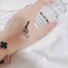 English Letters & Flower Temporary Tattoo Stickers 60 Sheets